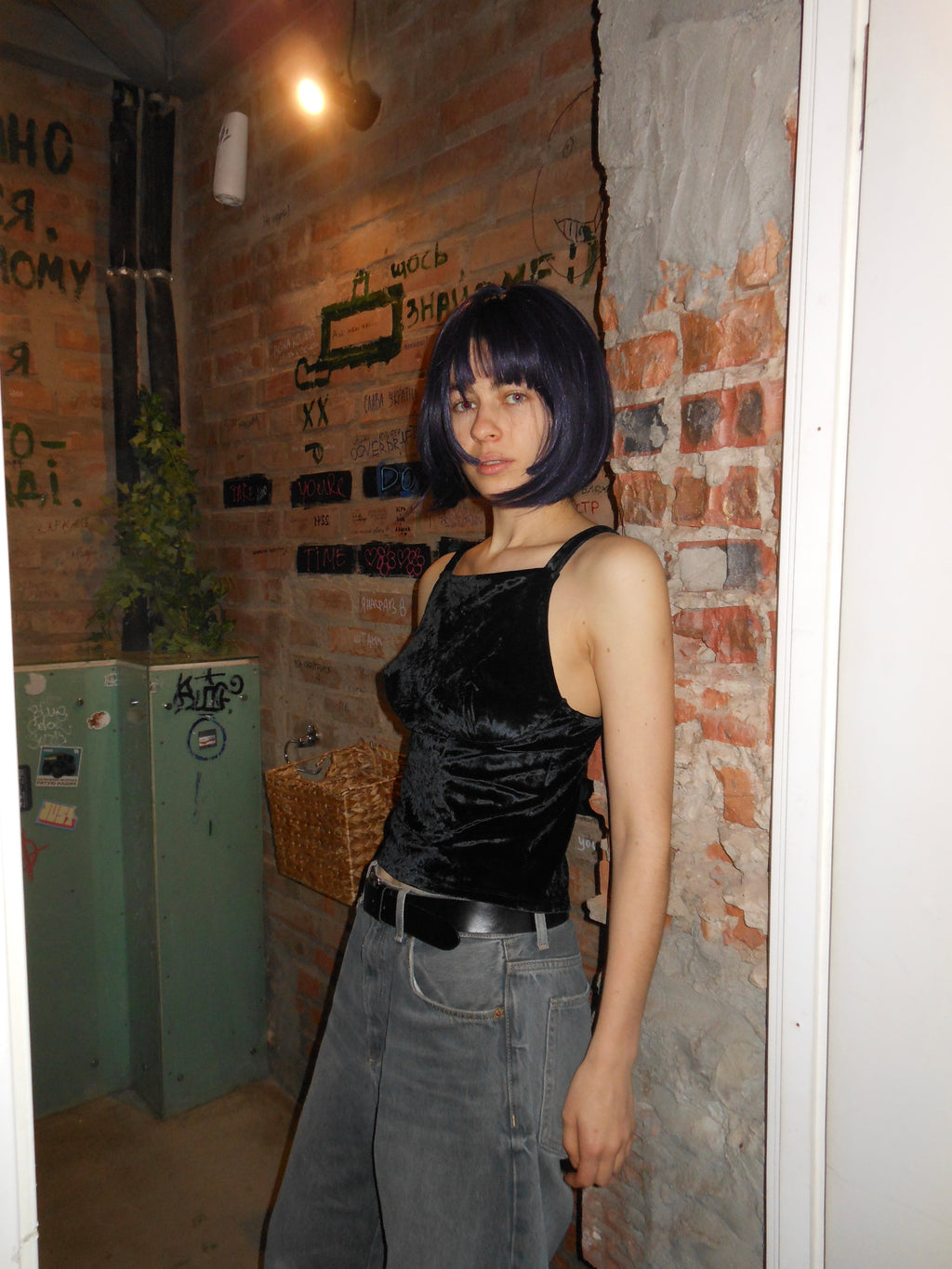 Black Velvet Top