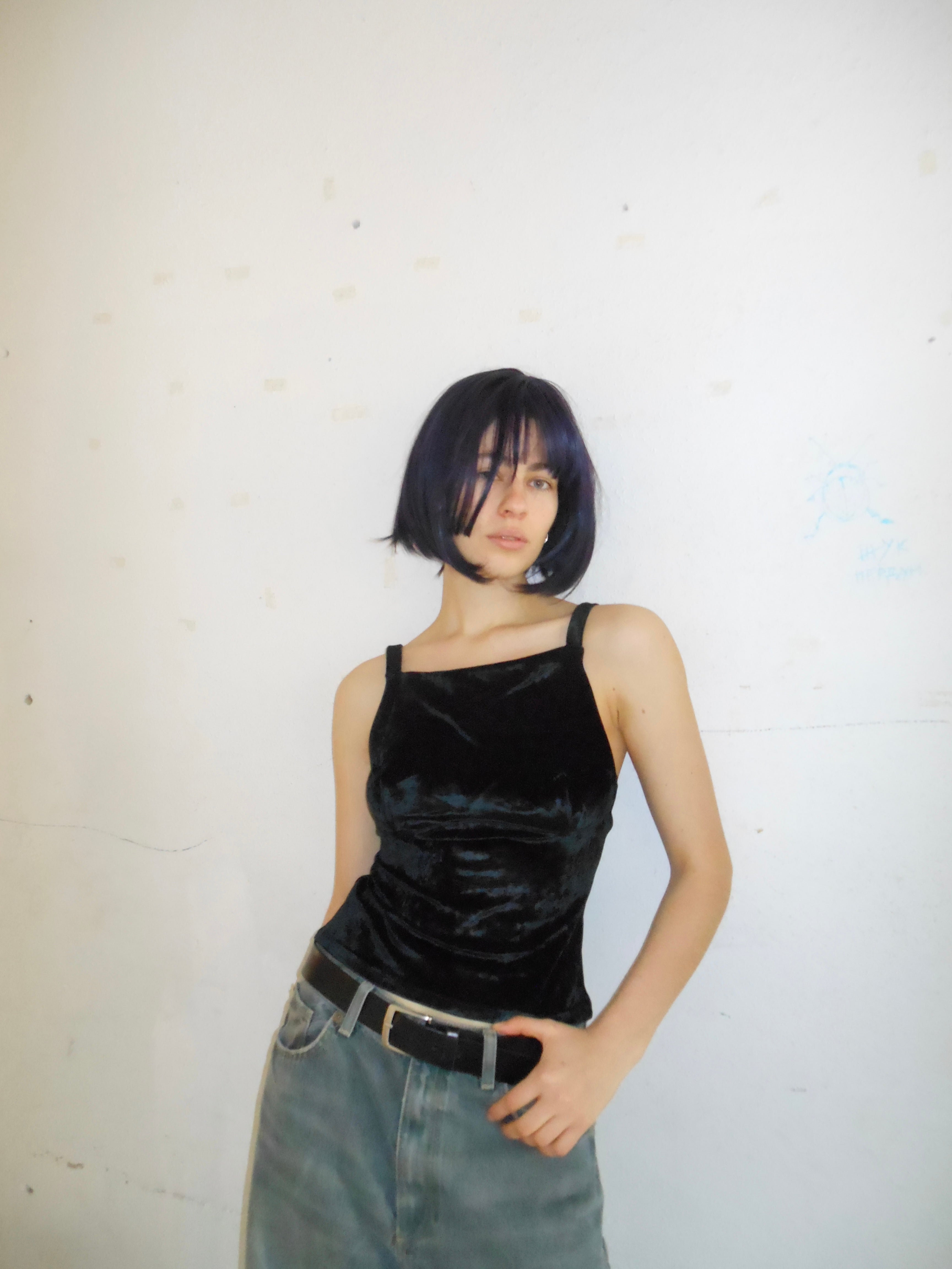 Black Velvet Top